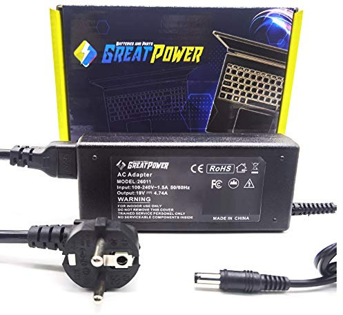 Alimentatore caricabatteria compatibile con Asus X59 X58C X58L X5DIJ X50R X50RL X5EAE X59SL