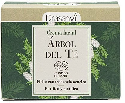 TEA TREE OIL FACE CREAM 50 ML DRASANVI ECOCERT COSMOS ORGANIC