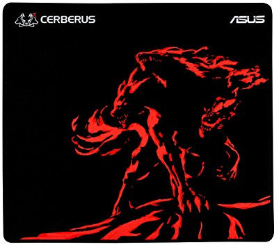 ASUS Cerberus Mat Plus Nero, Rosso Tappetino per mouse per gioco da computer