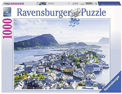 Ravensburger - Puzzle Blick auf Ålesund, 1000 Teile, Geschenkidee für Sie oder Ihn, Puzzle Erwachsene