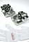 Autoparts-Online Set 60012454 2 x Bremssattel/Bremszange Links + rechts hinten/für die Hinterachse