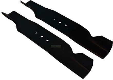 Juego de 2 Cuchillos para Tractor cortacésped de 41 cm para Columbia 105/810 N/Golf 115/81 D, 125/81 / Yard Man TD 4115, 4125 / Gutbrod Sprint 800, L 81 S, C 450 D, Golden Sprint