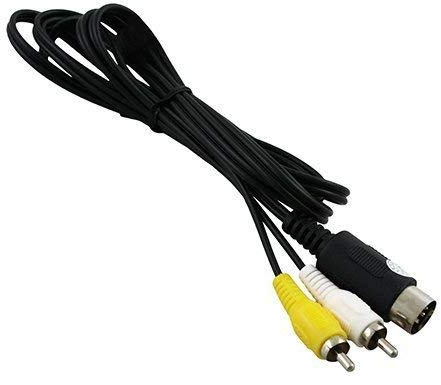 OSTENT AV RCA Audio Video TV Adapter Kabel Kompatibel für Sega Genesis 1 Mega Drive Master System