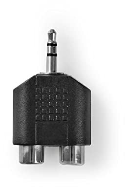 Nedis Stereo-Audio-Adapter, 3,5 mm, 2 x Cinch-Stecker