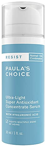 Paula's Choice Resist Anti-Aging-Serum, leicht, antioxidativ, reduziert Poren & Flecken von Unreinheiten, für Akne, mit Niacinamid & Hyaluronsäure, für Mischhaut bis fettige Haut, 30 ml