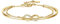 E 14K Vergoldet Infinity Love Layered Armreifen Armbänder für Frauen Mädchen Womens verstellbar für immer Liebe Gold zweilagig Kettenarmband Armband Muttertag Schmuck Geschenk für Mama Frau Freundin