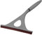 Greener Cleaner 100% Recycled Plastic Window Wiper, Slate Grey