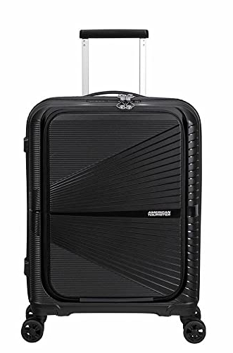 American Tourister Airconic 4-Rollen-Kabinentrolley mit Fronttasche 55 cm onyx black