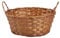 Package of 10 Bamboo Wicker Hampers With Handles Gift Hampers Retail Display Tray Bread Basket (Brown)