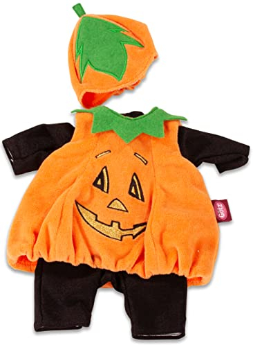 Götz 3403313 Kombination Halloween - Puppenkleidung & Puppenzubehör für Babypuppen Gr. S von 30 - 33 cm und Stehpuppen Gr. XM 36 cm & Gr. XL von 45 - 50 cm