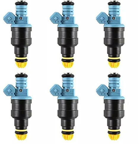 Auto-Benzin-Einspritzdüsen Für B&MW 3er E30 318i 325i E36 316i 318i 6 Stück Auto Hochohmiger Düsenadapter Motor Kraftstoff Common Rail Injektor 0280150715 1734776