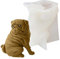 Hundeform, 5,3 Zoll, 3D-Silikon, Mops, Hund, Kerze, Silikonform, flexible Fondant-Kuchen-Backform zum Backen zu Hause, hitzebeständige Kristall-Epoxy-Gießform, DIY-Bastelwerkzeug für handgefertigte Ke