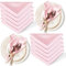 Cobedzy Confezione da 12 tovaglioli in raso, 43 x 43 cm, colore rosa cipria, in seta, lavabili, lussuosi tovaglioli da pranzo per compleanni, feste, cene, ristoranti