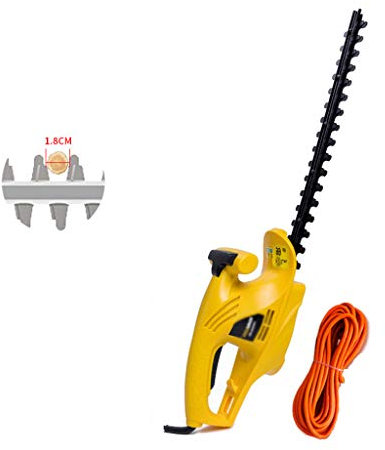 NOOFIE Hedgecutter (Blade Cover, 450 Mm Blade Length, Cutting Diameter 18mm) Electric Hedge Trimmer Garden Pruning Machine Electric (Type A 550W (0.35m power cord)) (Type A 550W (50m power cord))