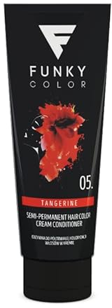 FUNKY COLOR TANGERINE 05, Semipermanente Haarfärbung, Semipermanent Hair color. (28 Farben)