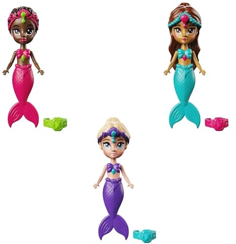 SwimWays Floating Mermaids Kids Swimming Pool Toys, Mermaid-Themed Floating Water Toys for Kids Aged 5 & Up, 3-Pack