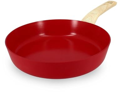 MENASTYL - Poêle 24cm Colorama magenta - En Aluminium - Revêtement antiadhésif en céramique - Tous feux dont induction