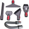 Recamania Accesorios Adaptables con Dyson V7 V8 V10 V10 V11 6 cepillos, Tubo Flexible,2 pinceles