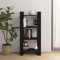 AJSEOYBS BüCherturm Freistehend,BüRo-BüCherregalebüCherregal/Raumteiler Schwarz 60x35x125 cm Massivholzgeeignet FüR Wohnzimmer, Schlafzimmer, Arbeitszimmer, Korridor