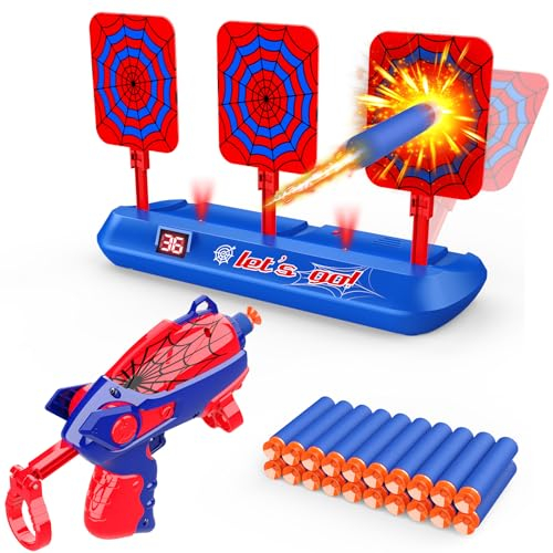 Dreamlandia Zielscheibe für Pistole, Spielzeug ab 4-12 Jahre Junge Ostergeschenke Kinder Spielzeug Pistole Geschenk Junge 5 6 7-11 Jahre 4 5 6-12 Jahre Geschenkideen Kinder