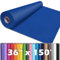 PerkHomy Rouleau de papier kraft bleu 91,4 x 4,6 cm pour emballage cadeau, bouquet, fleur, art, peinture, artisanat, écriture, emballage, expédition 80 g/m², 25 kg (bleu, 91,4 cm x 45,6 m)