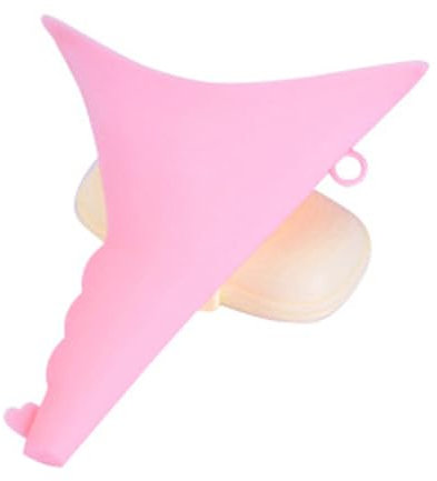 Orinatoio Portatile Donna, Dispositivo per minzione femminile, Imbuto per Pipi Donna, Orinatoio Portatile Donna in Silicone, per Fare Pipi in Piedi, All'Aperto, attività, Campeggio, Viaggio