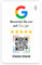 NFC Google Bewertungs - Rezensionskarten – Voreingerichtet für Sofortigen Einsatz (Weiß + QR Code)