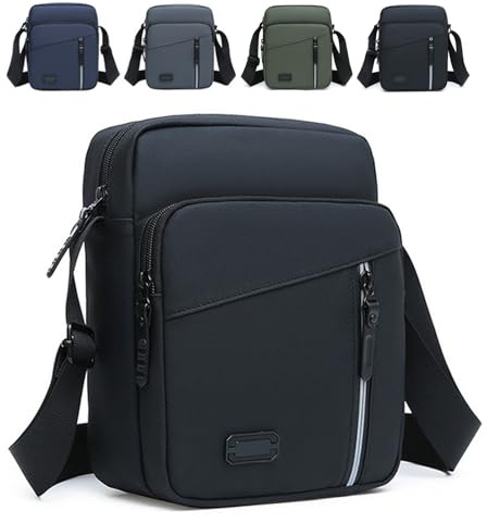 VIRAHYEM Men's Shoulder Bag Crossbody Bag Large Business Messenger Bag