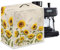 Jndtueit Vintage Dragonfly Gold Sunflower Print Dustproof Cover Machine Maker Dust Stand Mixer Covers for Kitchen Appliances Size L