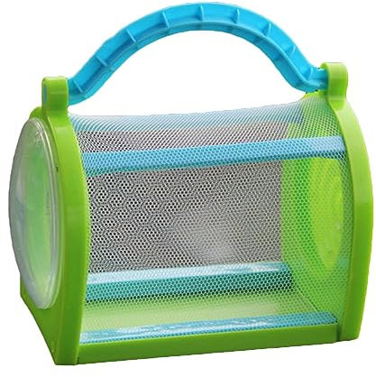 BESPORTBLE Tragbarer Insektenkäfig mit Tragegriff Grünes Insektenhaus für Erkundung der Natur für Garten und Outdoor Aktivitäten