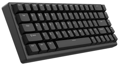 ARBITER Polar 65 – Magnetische CNC-Gaming-Tastatur mit Schnellauslöser, Hall-Effekt-Schaltern, CNC-Aluminiumrahmen, schnelle Taste, 65 % kompakt, helles RGB, Dual-Shot PBT-Tastenkappen, nur schwarz
