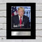 Iconic pics Signiertes Foto von Donald Trump, Wandbild, 25,4 x 20,3 cm, für Heimbüro