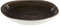 Churchill Stonecast - handgefertig OrganicRound Bowl - 25,3cm, Farbe wählbar (Iron Black)