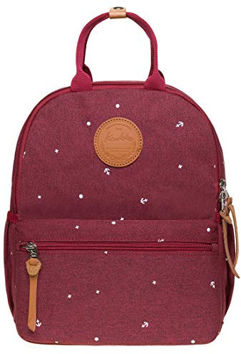 KAUKKO Unisex Rucksack, Klein, Modern und stilvoller für 10 Laptopfach für den Alltag, 9.4* 4.3* 12.2/ 8.2L