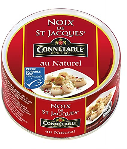 CONNETABLE - Noix De St Jacques Msc Au Naturel 111G - Lot De 3 - Offre Special