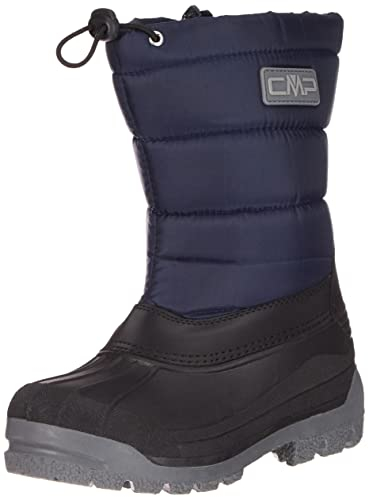 CMP KIDS SNEEWY SNOWBOOTS, Stivali da Neve Unisex - Bambini e ragazzi, Black Blue, 35 EU
