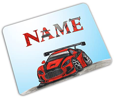 Vesperbrettchen personalisiert mit Name, Auto | Frühstücksbrettchen, Brotzeitbrettchen, Schneidebrettchen, Mit Motiv ,Für Kinder