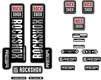 Adesivi compatibili con forcella bici Rock Shox Reba 2019-29''