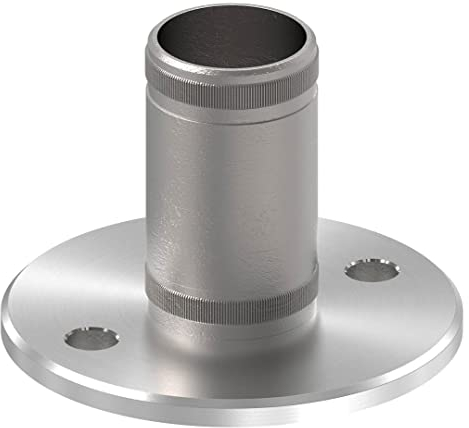 STEINBACHER© | Edelstahl Wand- und Bodenanker, für Rohr 42,4x2,5mm, V2A