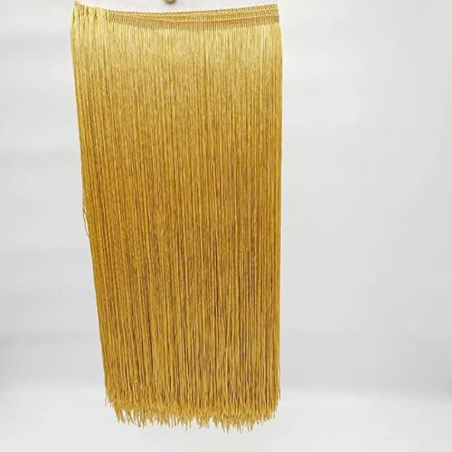 RAEF 10 Meter 50 cm Lange Spitze Fransen Trim Quaste Schwarz Fransenbesatz Für DIY Latin Kleid Bühne Kleidung Zubehör Spitzenband