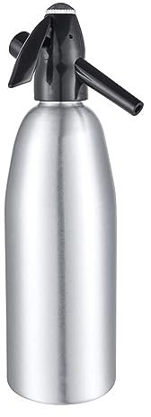 Aluminium-Soda-Siphon 1 Liter Tragbare Seltzer-Wasserbereiter für Zuhause, Sodawasser-Siphonflasche Perfekt für frische Sodawasser-Cocktails