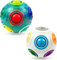 EACHHAHA 2 Stück Original-Regenbogenball Set,Magic Rainbow Ball,Geschicklichkeitsspiel für Kinder und Erwachsene,Entwicklungsspielzeug für Mädchen & Jungen,3D Puzzle & Raumdenken fördern