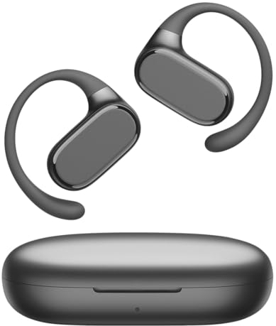 HONOR Choice Open-Ear True Wireless Earbuds, AI Geräuschunterdrückung, 40 Stunden Akkulaufzeit, Bluetooth 5.3, IP54, Grau