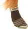 RUFFWEAR Bark'n Boot Socken für Hunde, mittelgroße Hundesocken für unter Hundeschuhen und Hundestiefeln, Set mit 4 bequemen, schnell trocknenden und verstärkten Hundesocken, Größe M, Erdbraun