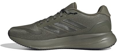 adidas Men's Run Falcon 5 Sneaker, Olive Strata/Shadow Olive/Black, 11.5 UK