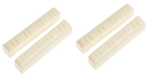 BESTonZON 4pcs Mandolin Neck Rest Slotted Nut Bass Guitar String Holder Mandolin Supplies for Violin Ukulele