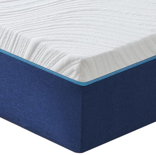 Hiimgo Matelas 140x200 Épaisseur 20 cm,Matelas en Mousse à Mémoire de Forme, Fermeté Moyenne,7 Zones de Confort, Soutien Parfait, Réversible à Deux Faces Utilisables