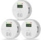 3 Packs Carbon Monoxide Detectors, AGSMXSYG Carbon Monoxide Alarm Battery Powered with Digital Display, CO Detector Alarms Monitor Battery Operated for Home,RV & Kitchen