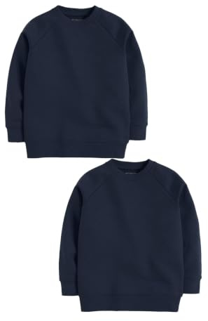 NEXT Jungen Schulpullover mit V-Ausschnitt 2er-Pack 98-176