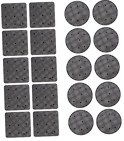 Abaodam 20piezas Junta De Malla Inferior para Macetas para Jardín Negras Almohadillas para Macetas para Prevenir Almohadillas para Bonsái